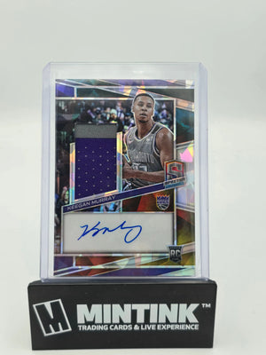 2022-23 Panini Spectra Basketball Keegan Murray RC rookie Patch Auto /35 