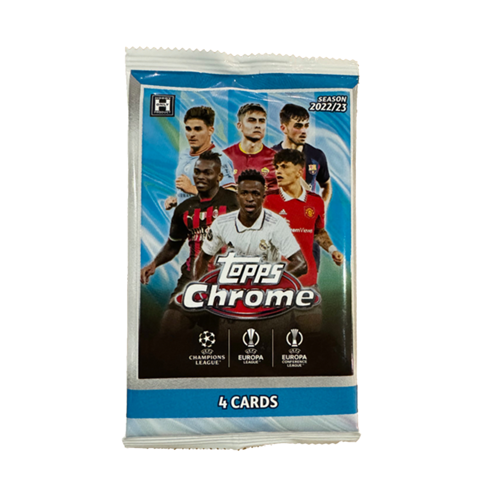 2022-23 Topps Chrome UEFA Club Competition Lite Pack (Single Pack Sales)