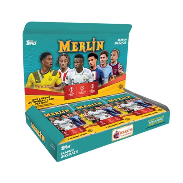 2022-23 Topps Uefa Club Competitions Merlin Chrome Soccer Hobby Box 1