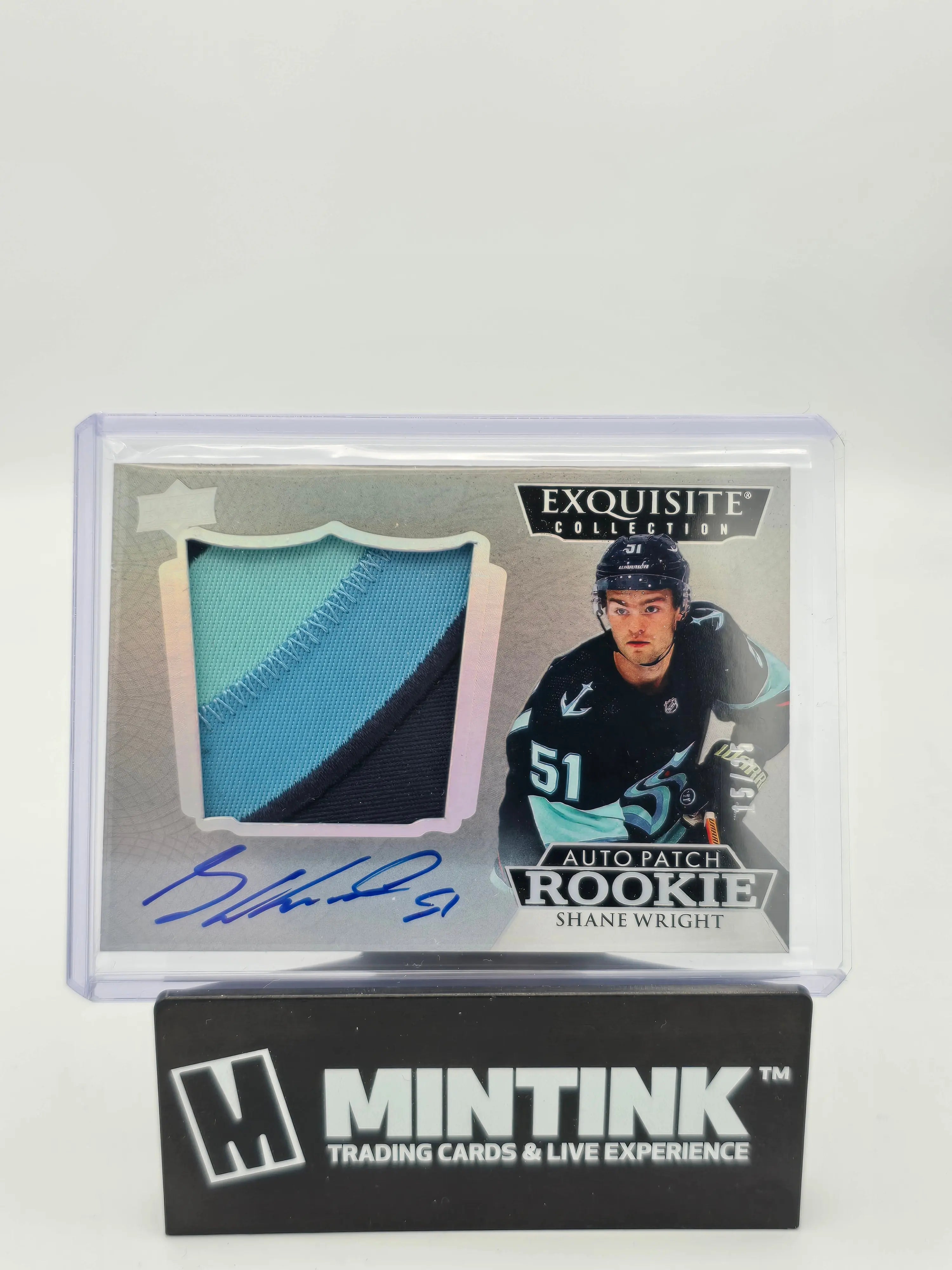 2022-23 UD Exquisite Hockey Shane Wright Rookie Patch Auto /25 