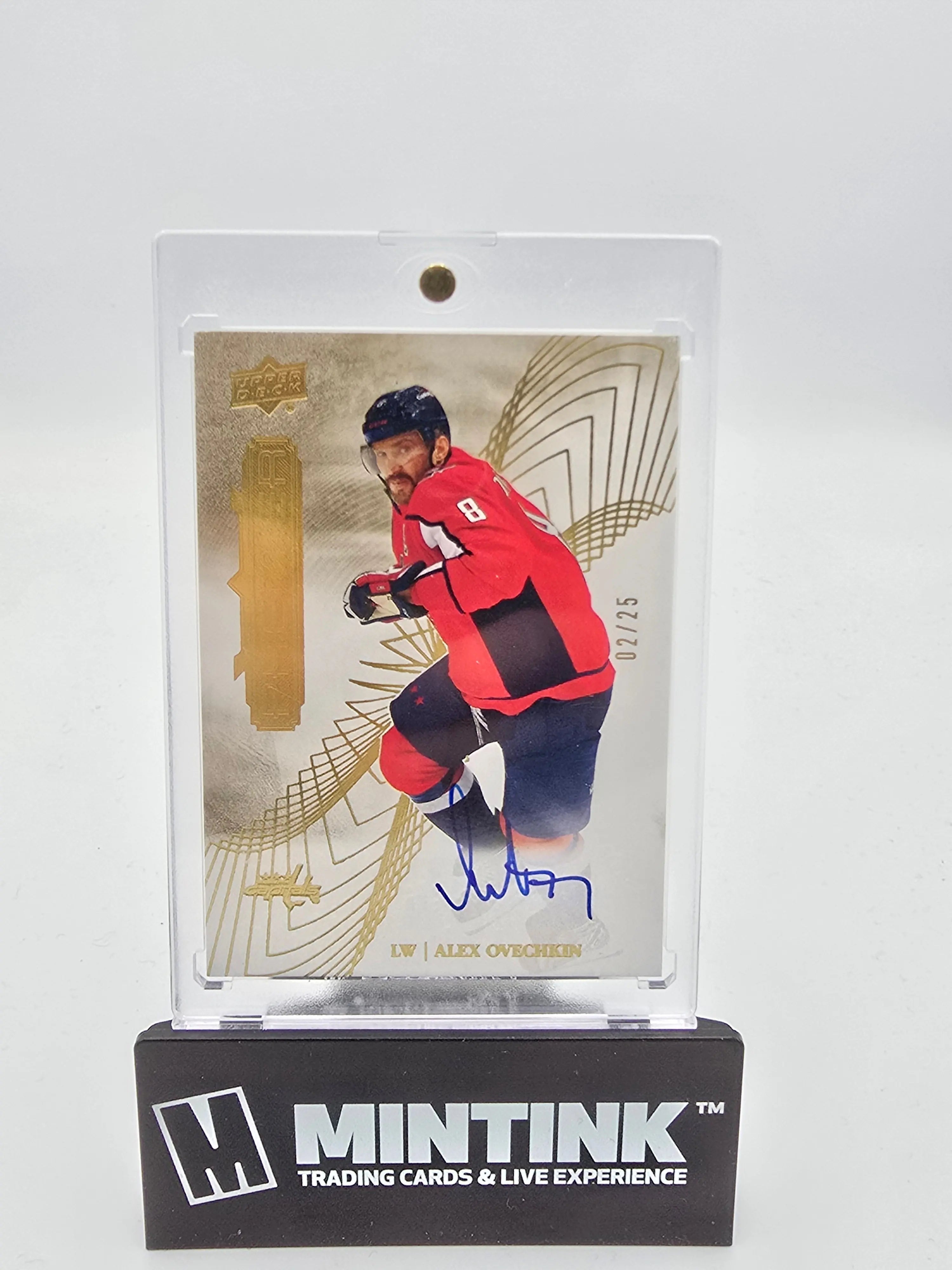 2022-23 Upper Deck Premier Hockey Alex Ovechkin Gold Foil Autograph /25 