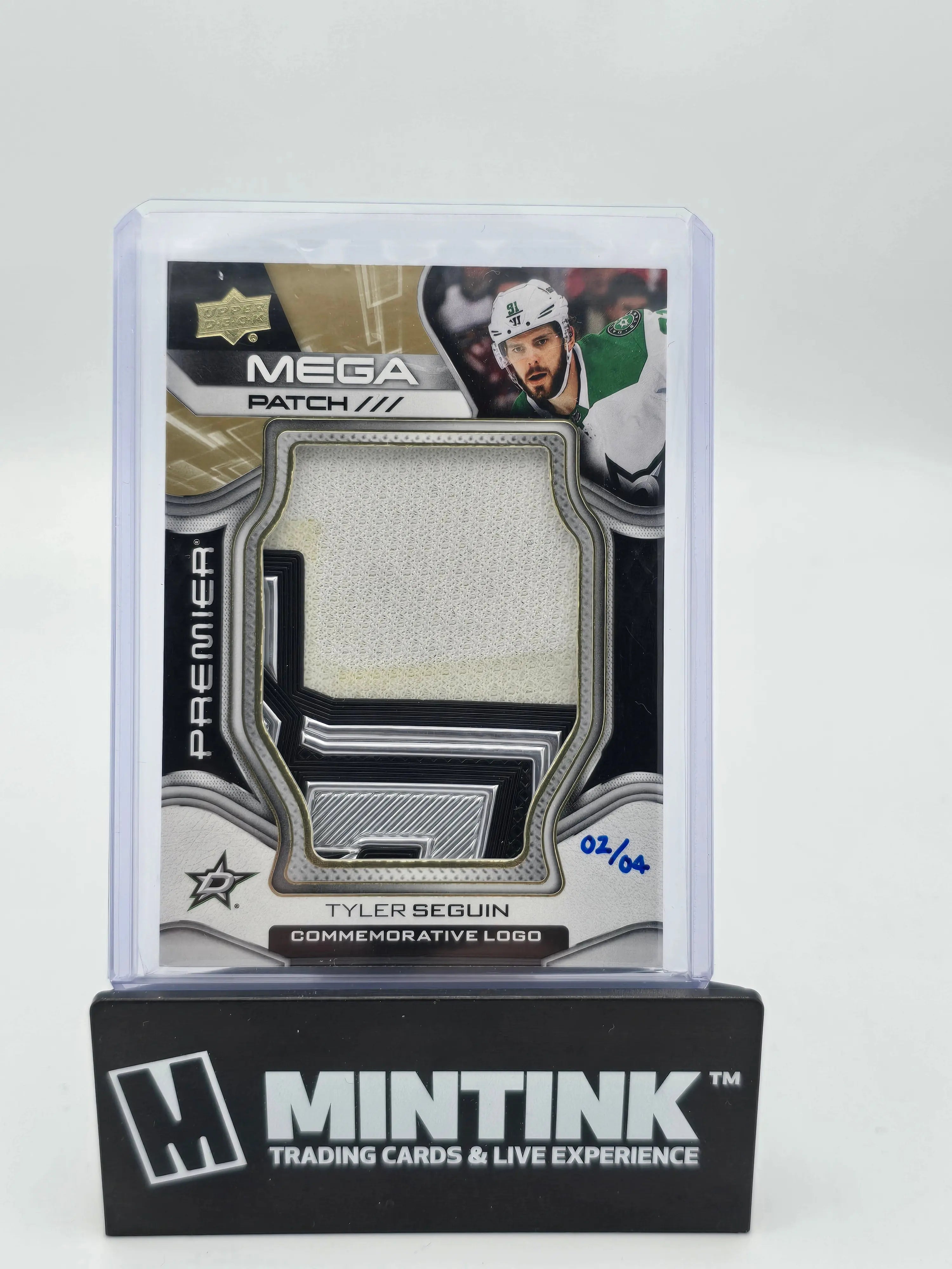 2022-23 Upper Deck Premier Hockey Tyler Seguin Mega Patch Commemorative Logo /4 