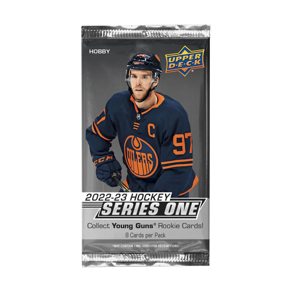 2022-23 Upper Deck Series 1 Hockey Hobby Box Pack (Single Pack Sales) 1