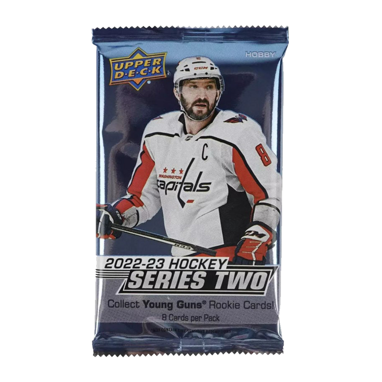 2022-23 Upper Deck Series 2 Hockey Hobby Pack (Single Pack Sales) 1