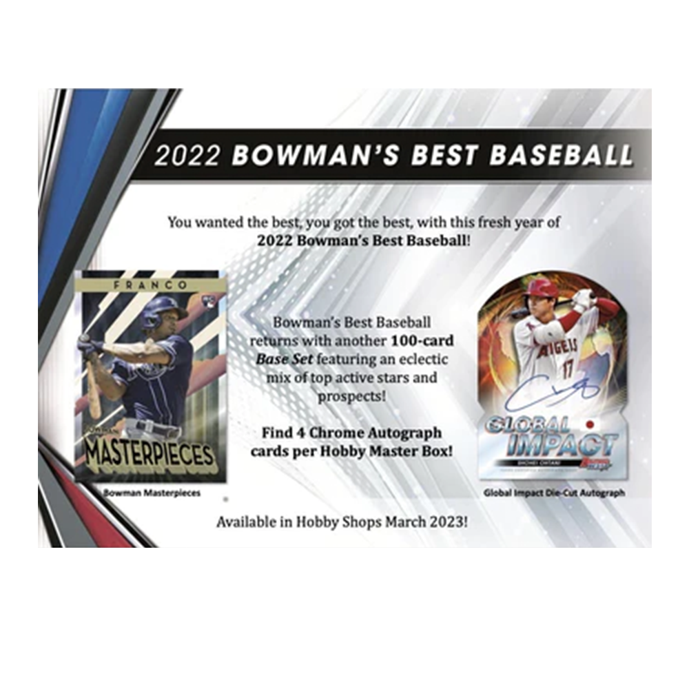 2022 Bowman'S Best Baseball Hobby Box 1