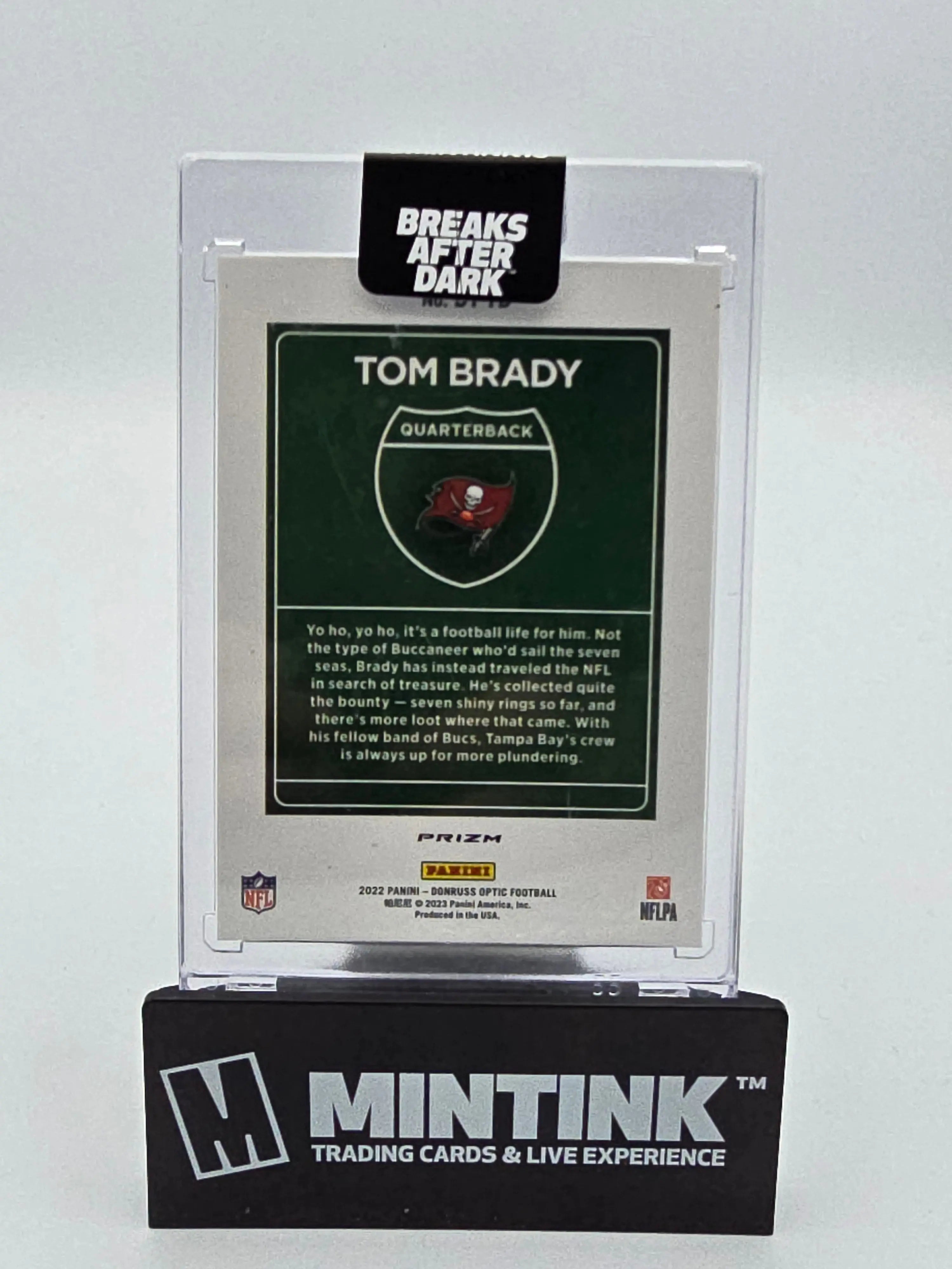 2022 Panini Donruss Optic Football Tom Brady Downtown! #DT-TB 