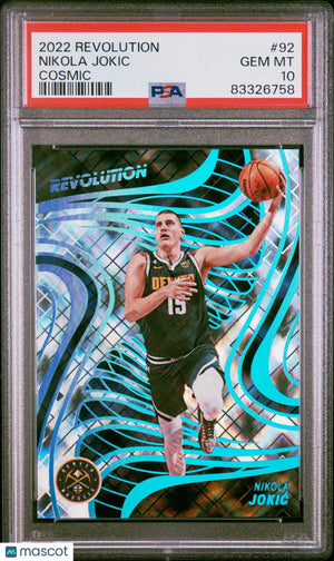 2022 Panini Revolution Basketball Nikola Jokic Cosmic PSA 10 /99 