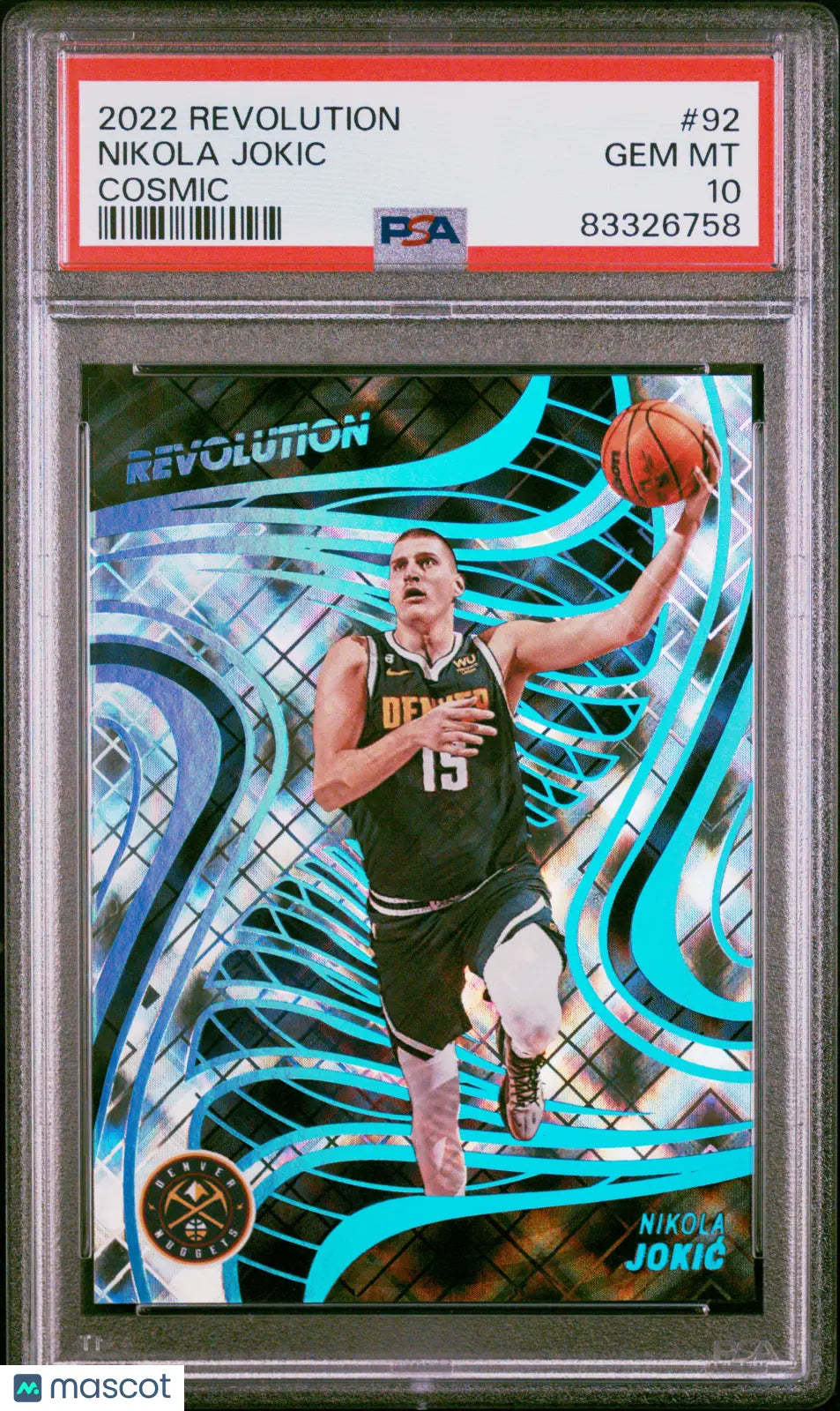 2022 Panini Revolution Basketball Nikola Jokic Cosmic PSA 10 /99 