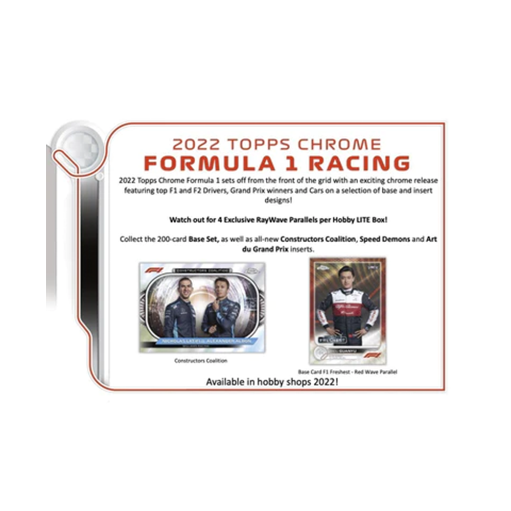 2022 Topps Chrome Formula 1 One Lite Box 1