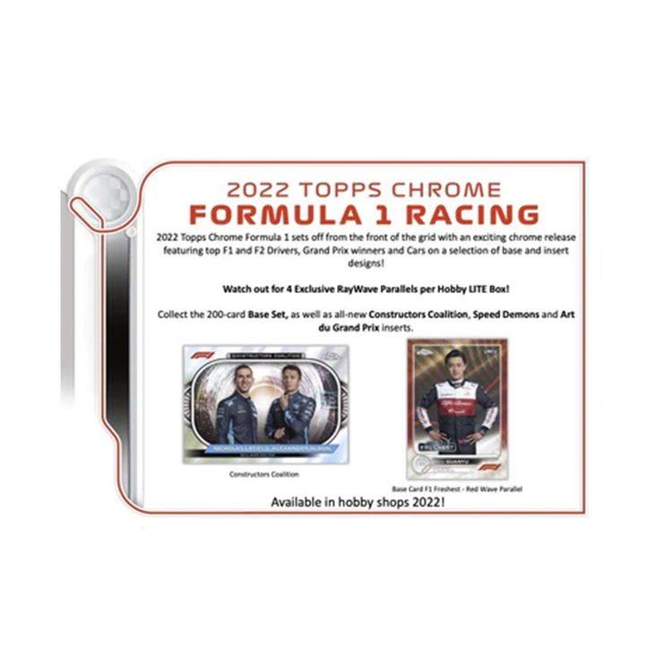 2022 Topps Chrome Formula 1 One Lite Box 1