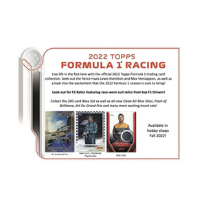 2022 Topps Formula 1 One F1 Flagship Racing Hobby Box 1