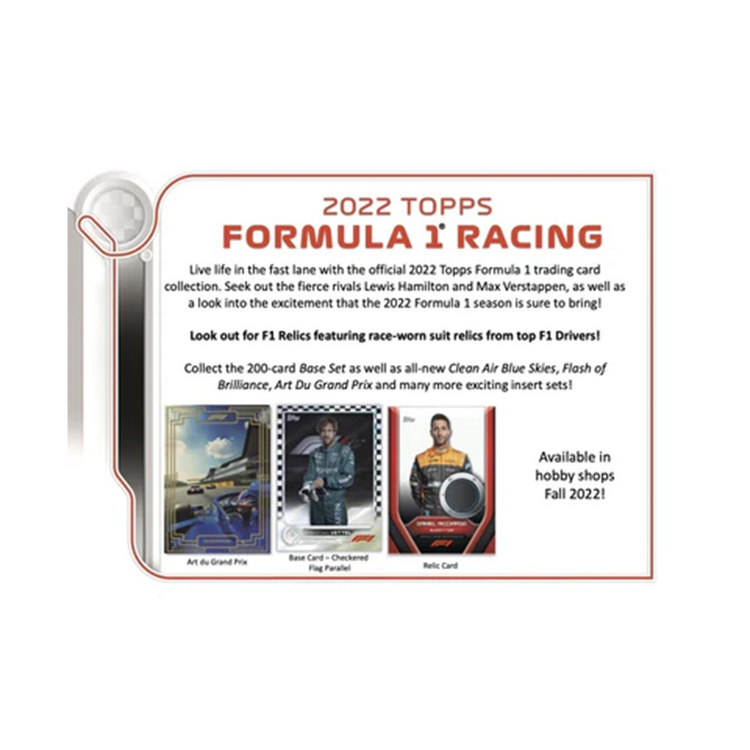 2022 Topps Formula 1 One F1 Flagship Racing Hobby Box 1