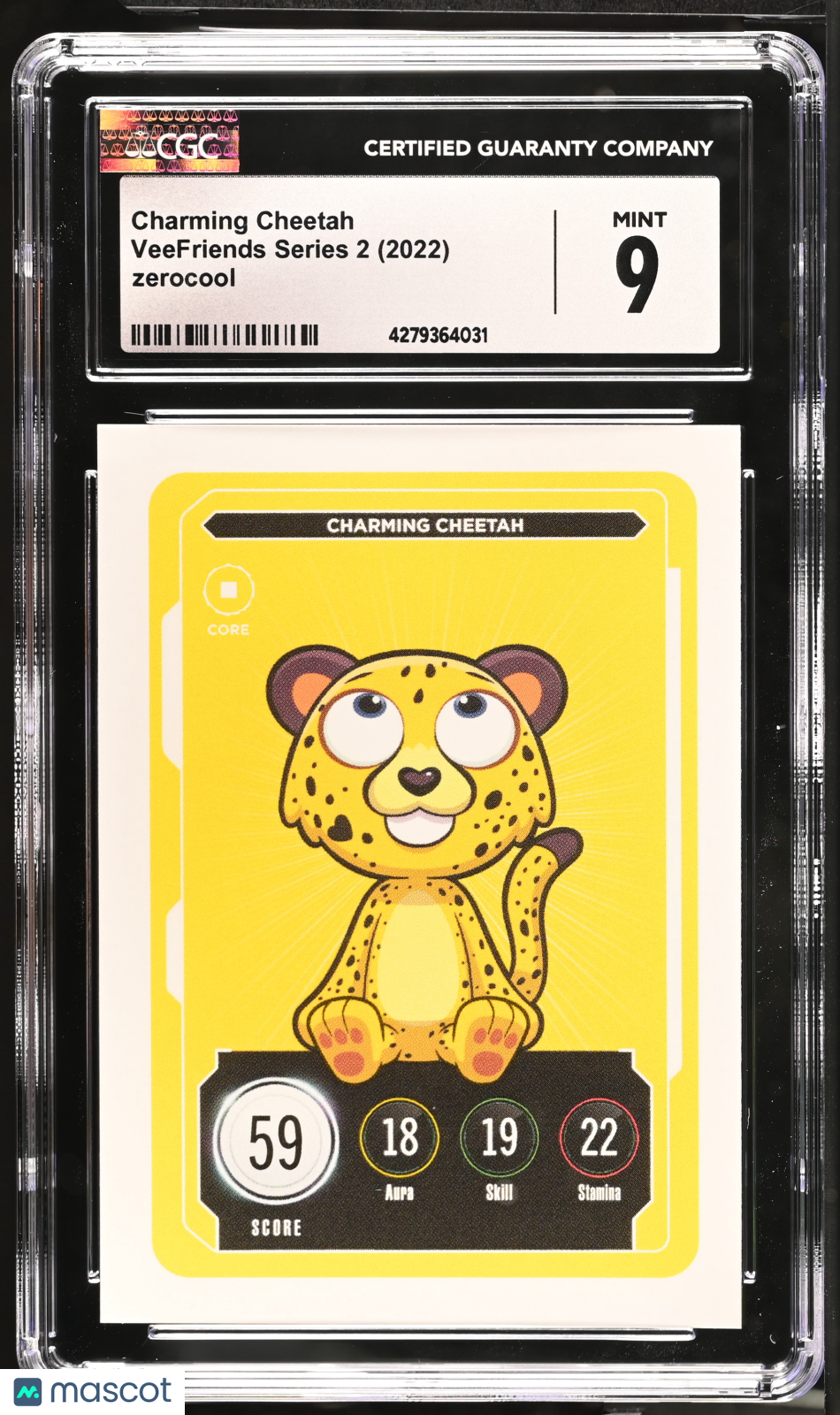 2022 Veefriends Charming Cheetah English Cgc 9 Vee Friends 1