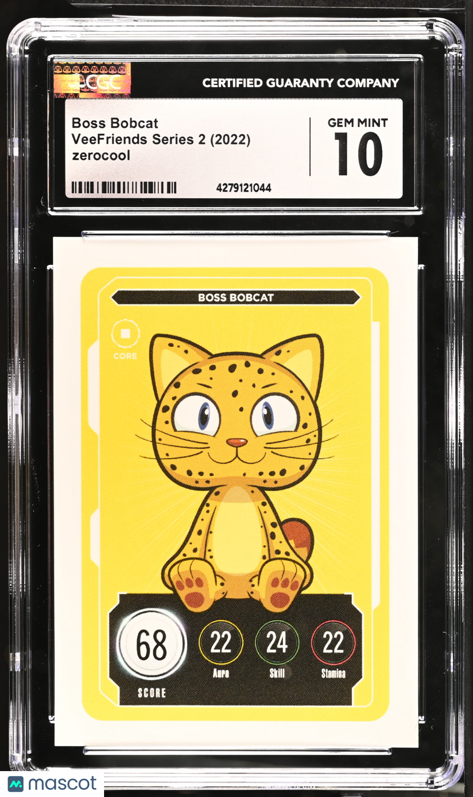 2022 Veefriends Series 2 Boss Bobcat English Cgc 10 Vee Friends 1