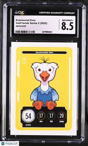 2022 Veefriends Series 2 Enamoured Emu English Cgc 8.5 Vee Friends 1