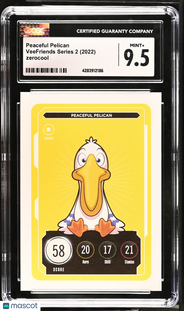 2022 Veefriends Series 2 Peaceful Pelican English Cgc 9.5 Vee Friends 1