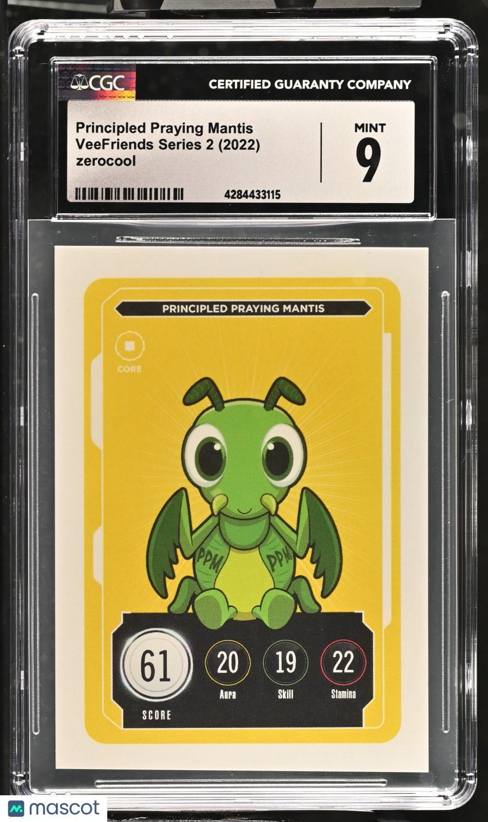 2022 Veefriends Series 2 Principled Praying Mantis English Cgc 9 Vee Friends 1