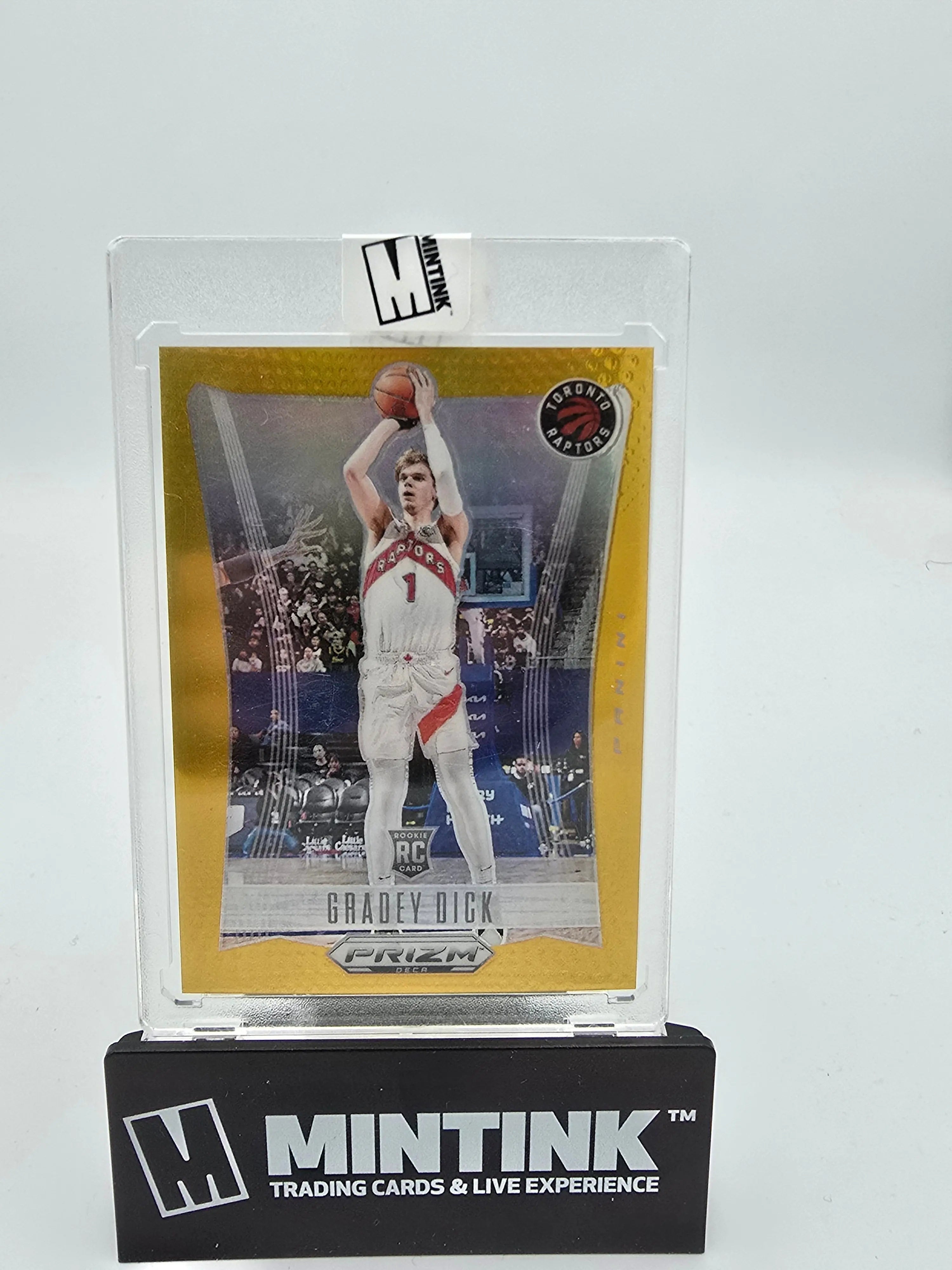 2023-24 Panini Prizm Basketball Gradey Dick RC Rookie Gold Prizm /10 #160 