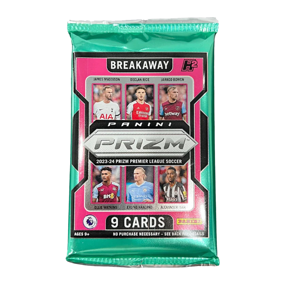 2023-24 Panini Prizm English Premier League Soccer Breakaway Pack (Single Pack Sales)