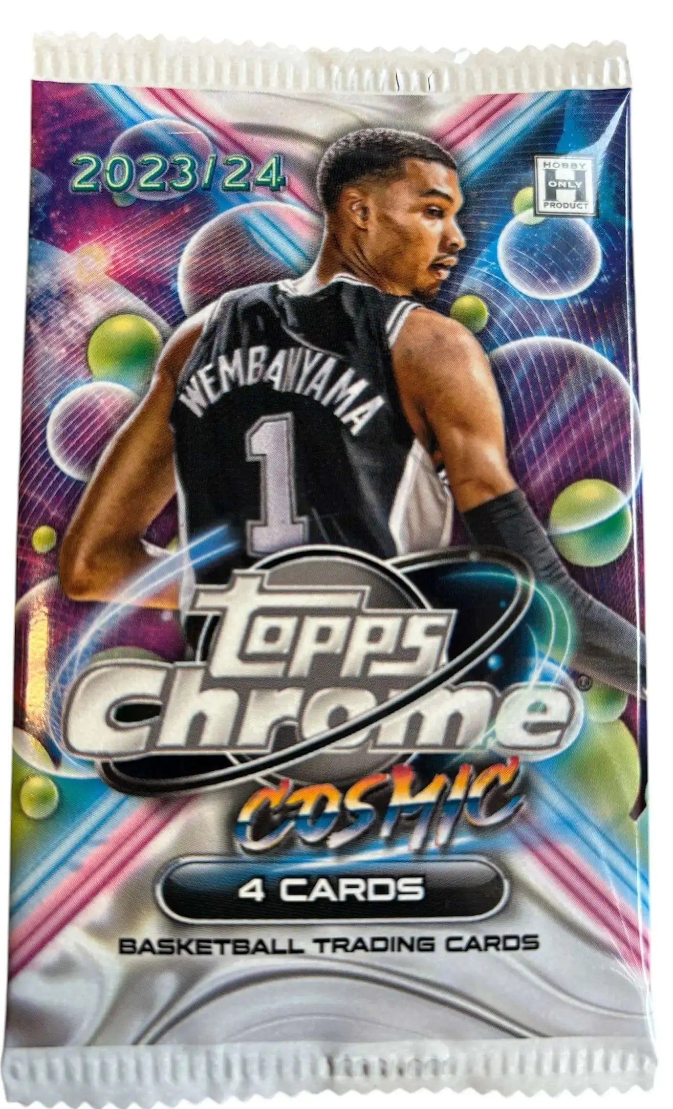 2023-24 Topps Cosmic Chrome Basketball Hobby Pack (Single Pack Sales) 