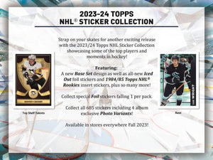 2023-24 Topps Nhl Sticker Packs 1