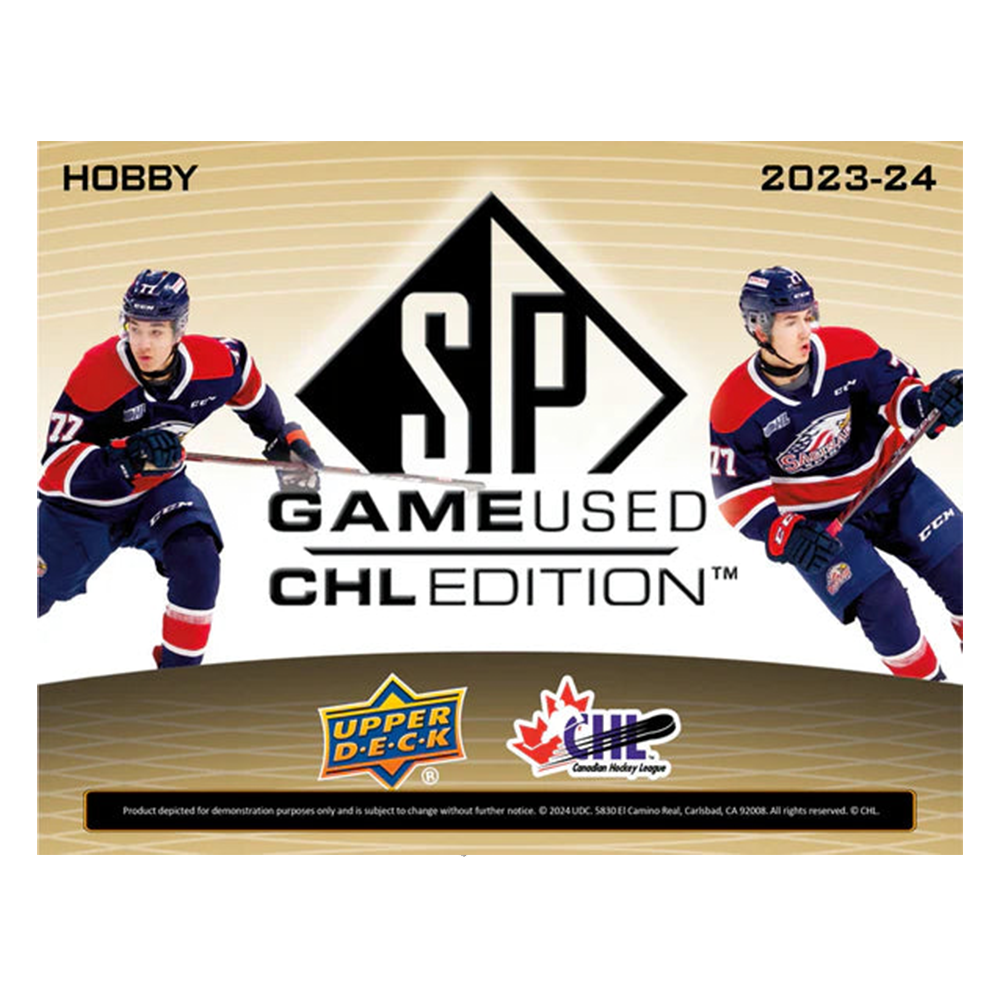 2023-24 Upper Deck CHL SP Game Used Hockey Hobby Box