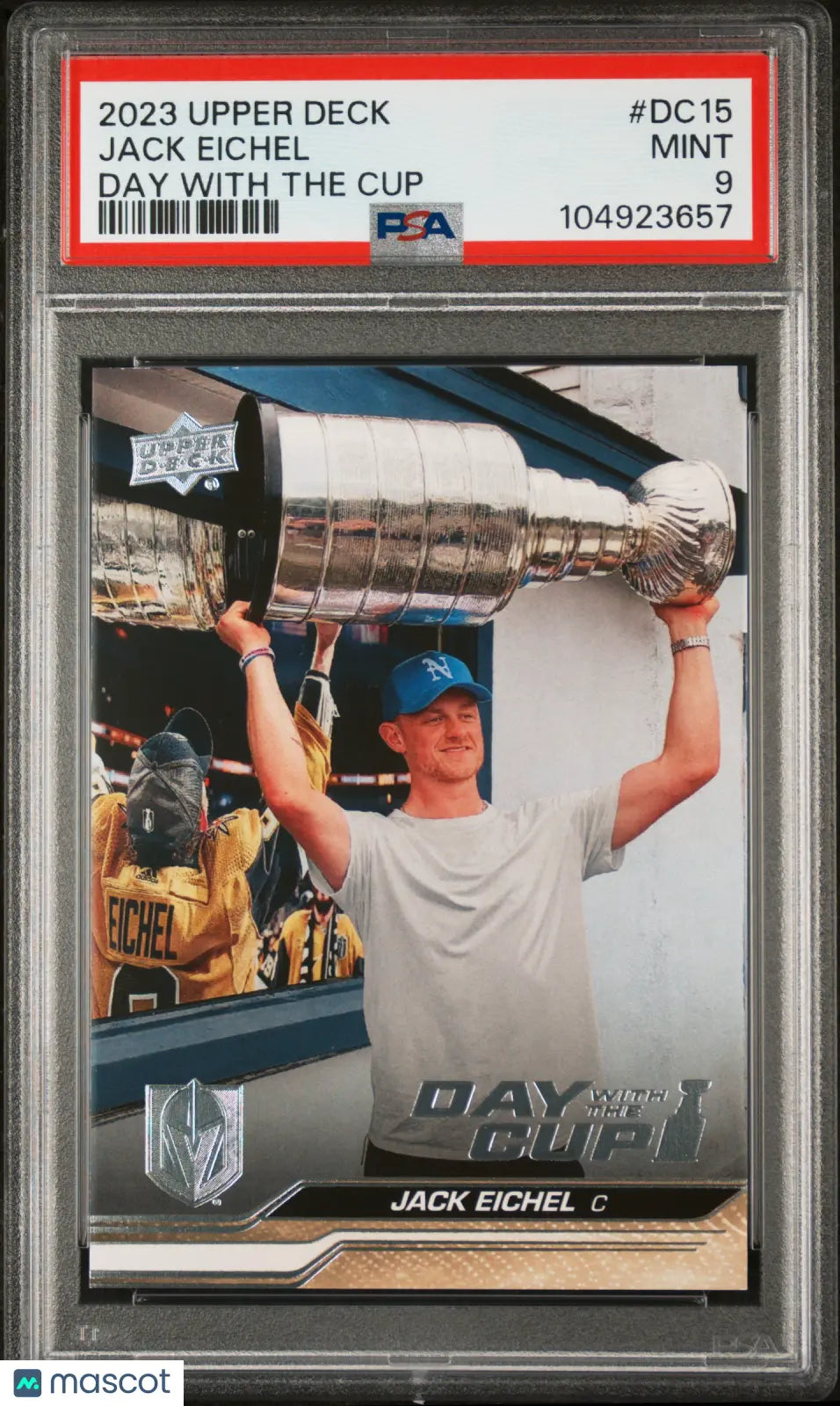 2023-24 Upper Deck Extended Series Day With The Cup Jack Eichel PSA 9 