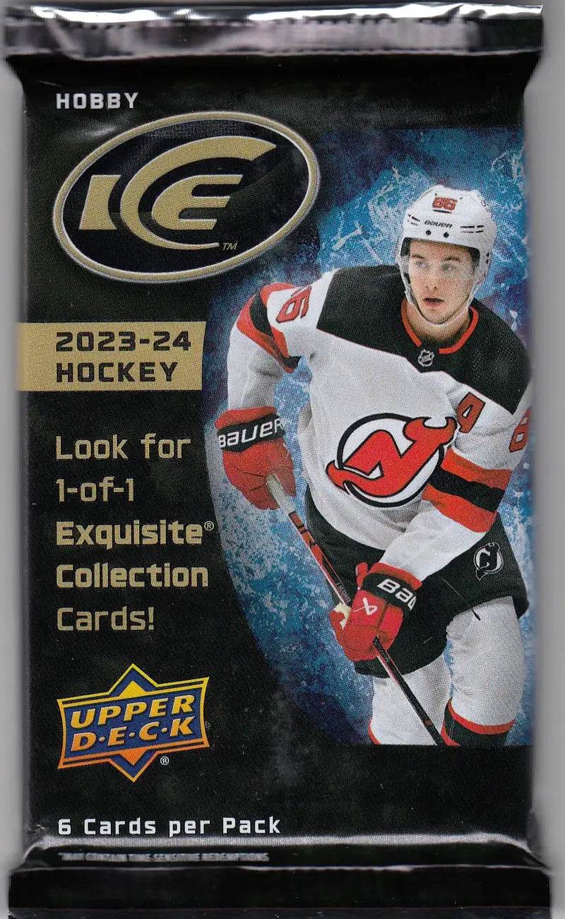 2023-24 Upper Deck Ice Hockey Hobby Pack (Single Pack Sales) 