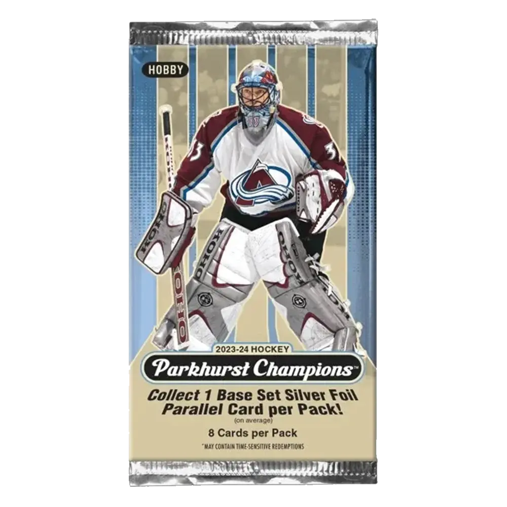 2023-24 Upper Deck Parkhurst Champions Hockey Hobby Pack (Single Pack Sales) 