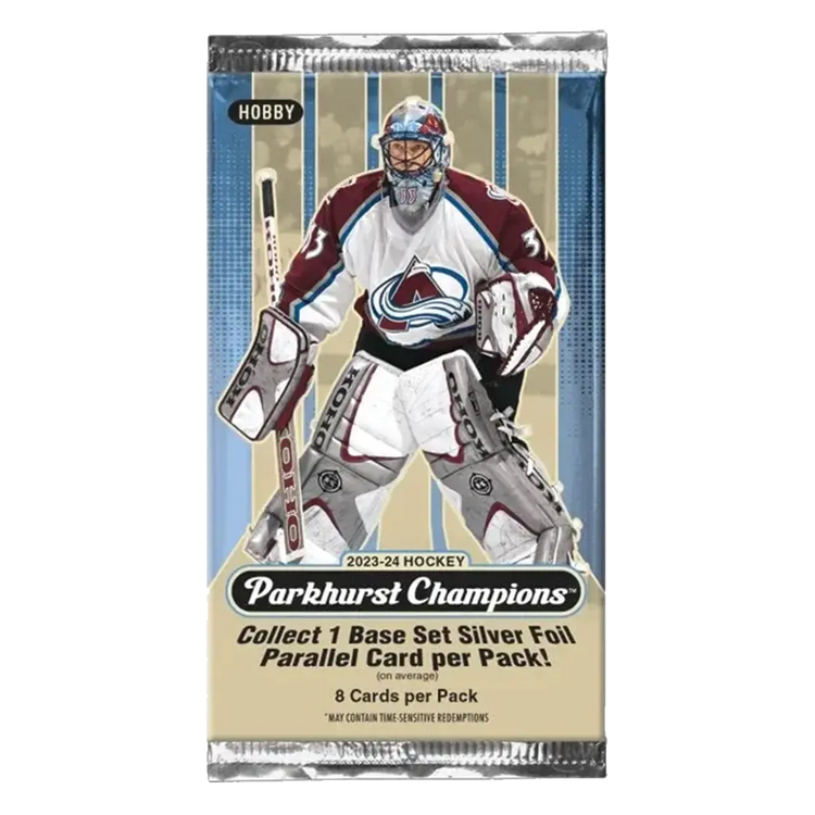 2023-24 Upper Deck Parkhurst Champions Hockey Hobby Pack (Single Pack Sales) 