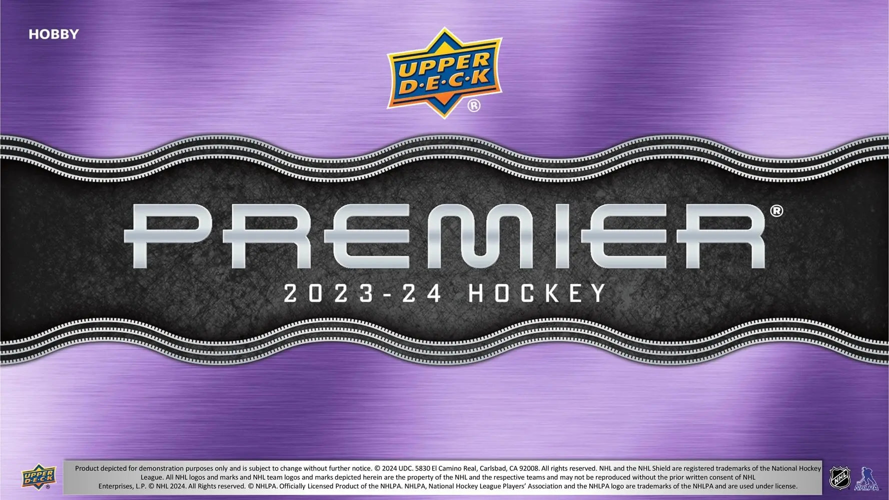 2023-24 Upper Deck Premier Hockey Hobby Box (Pre Order) 