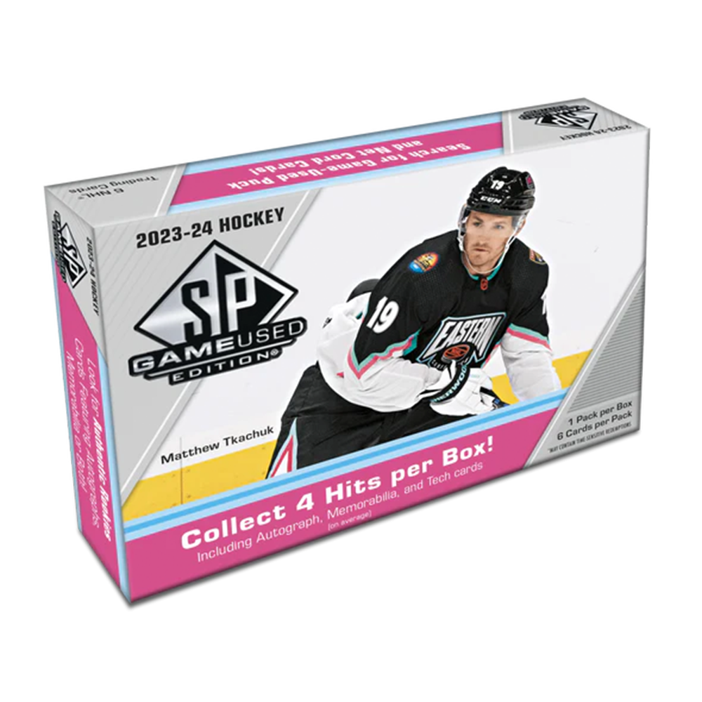 2023-24 Upper Deck Sp Game Used Hockey Hobby Box 1