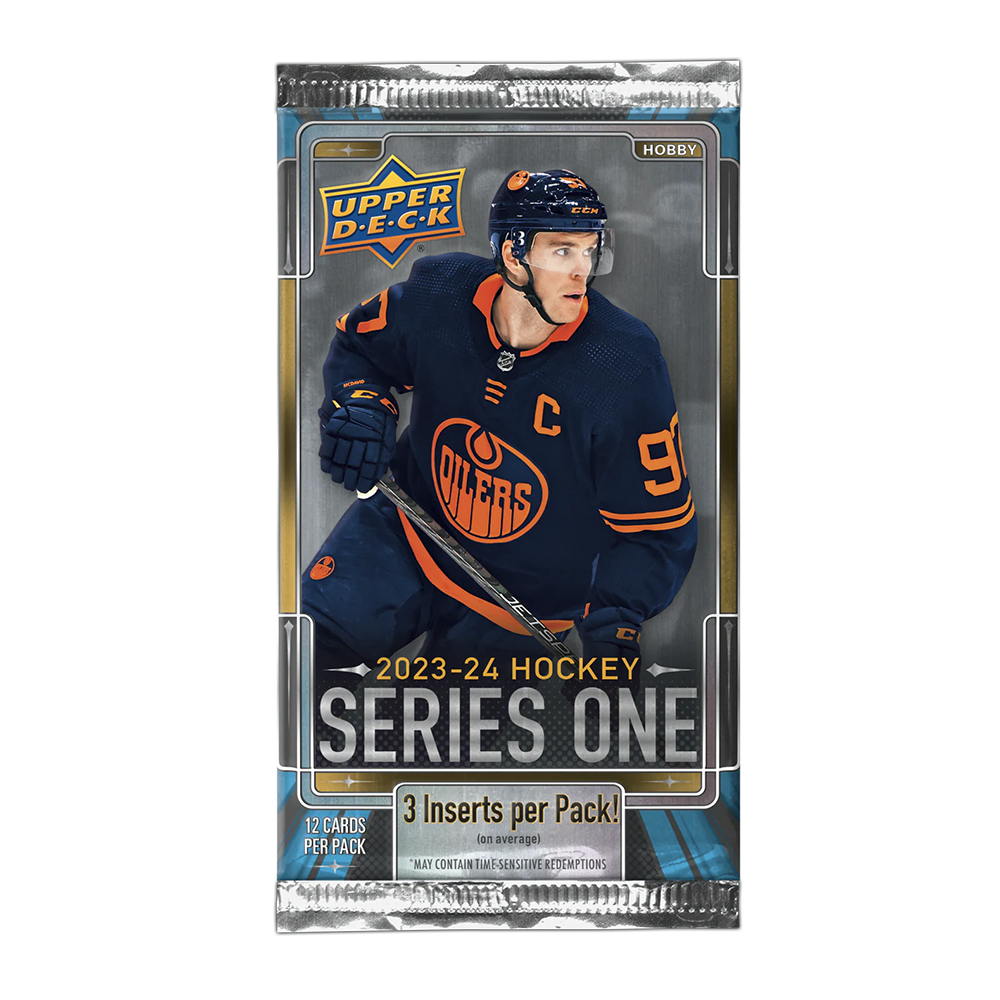 2023-24 Upper Deck Series 1 Hockey Hobby Pack (Single Pack Sales) 1