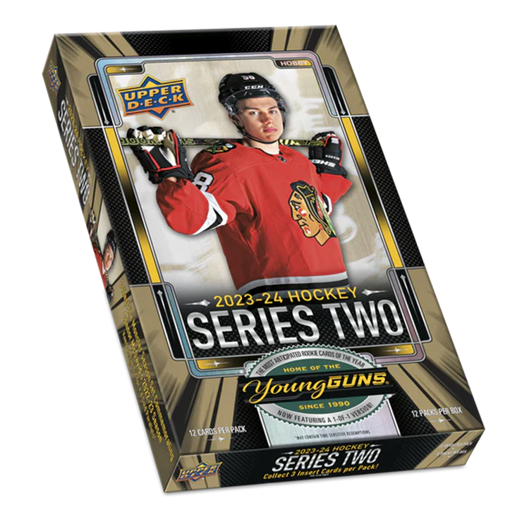 2023-24 Upper Deck Series 2 Hockey Hobby Box 1