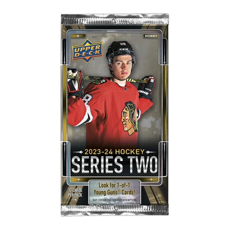 2023-24 Upper Deck Series 2 Hockey Hobby Pack (Single Pack Sales) 1