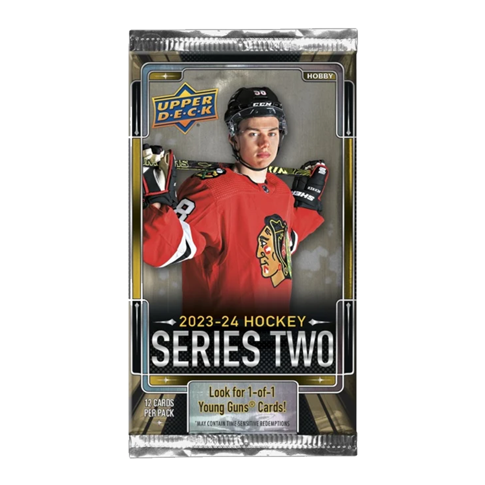 2023-24 Upper Deck Series 2 Hockey Hobby Pack (Single Pack Sales) 1