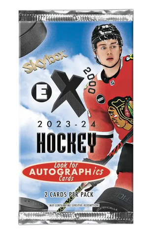 2023-24 Upper Deck SkyBox E-X 2000 Hockey Hobby Pack (Single Pack Sales) 