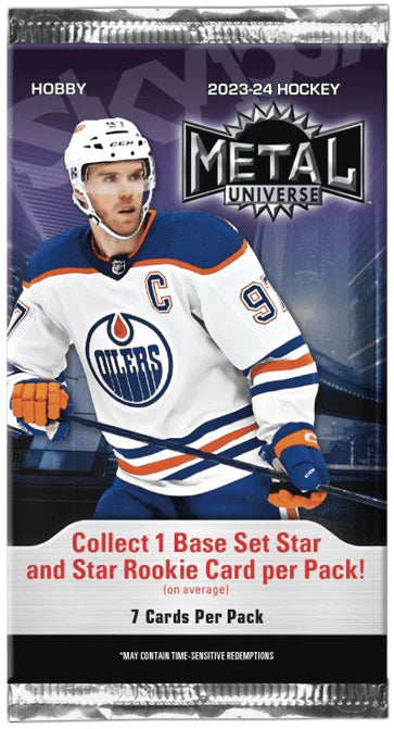 2023-24 Upper Deck Skybox Metal Universe Hockey Hobby Pack (Single Pack Sales) 