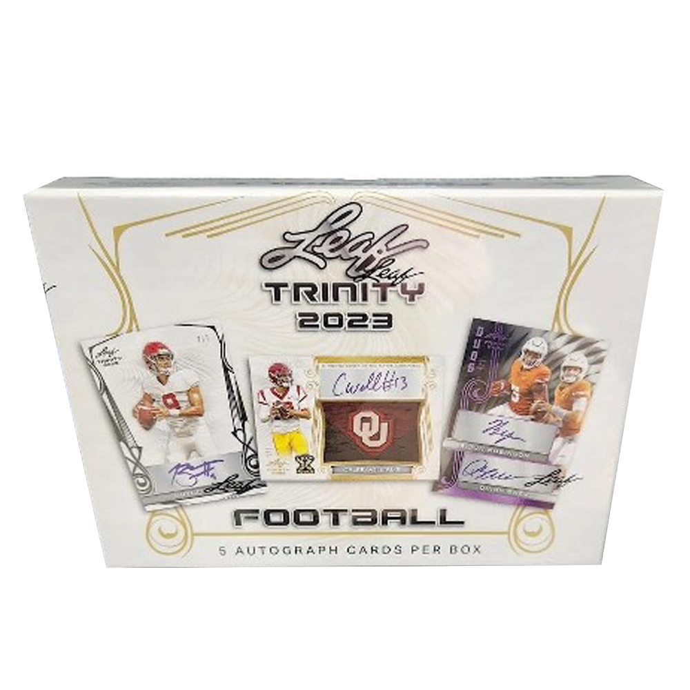 2023 Leaf Trinity Football Hobby Box