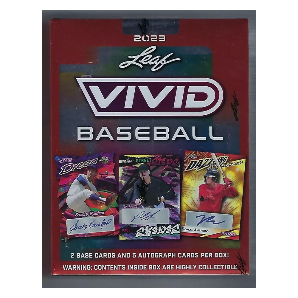 2023 Leaf Vivid Baseball Hobby Box 1