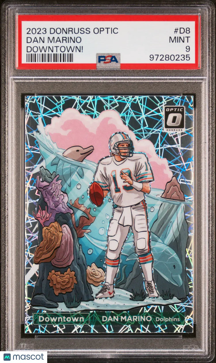 2023 Panini Donruss Optic Downtown! Dan Marino #D8 PSA 9 