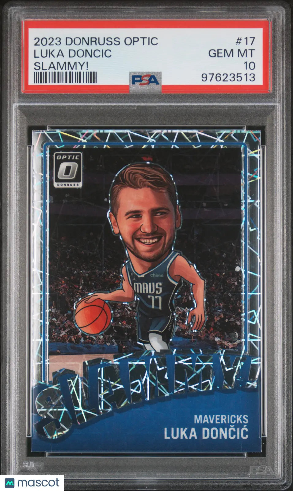 2023 Panini Donruss Optic Slammy! Luka Doncic #17 PSA 10 