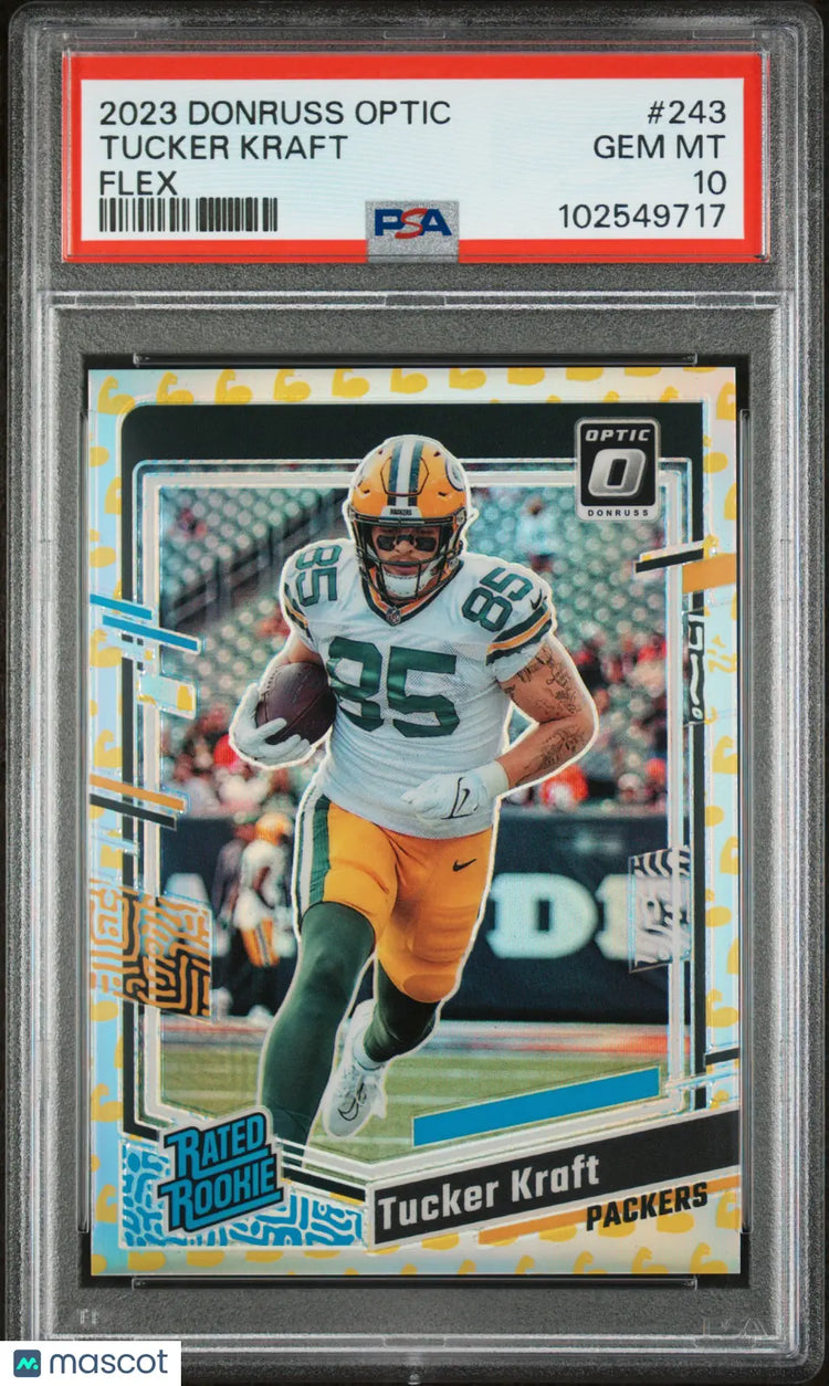 2023 Panini Donruss Optic Tucker Kraft Rated Rookie Flex PSA 10 /149 