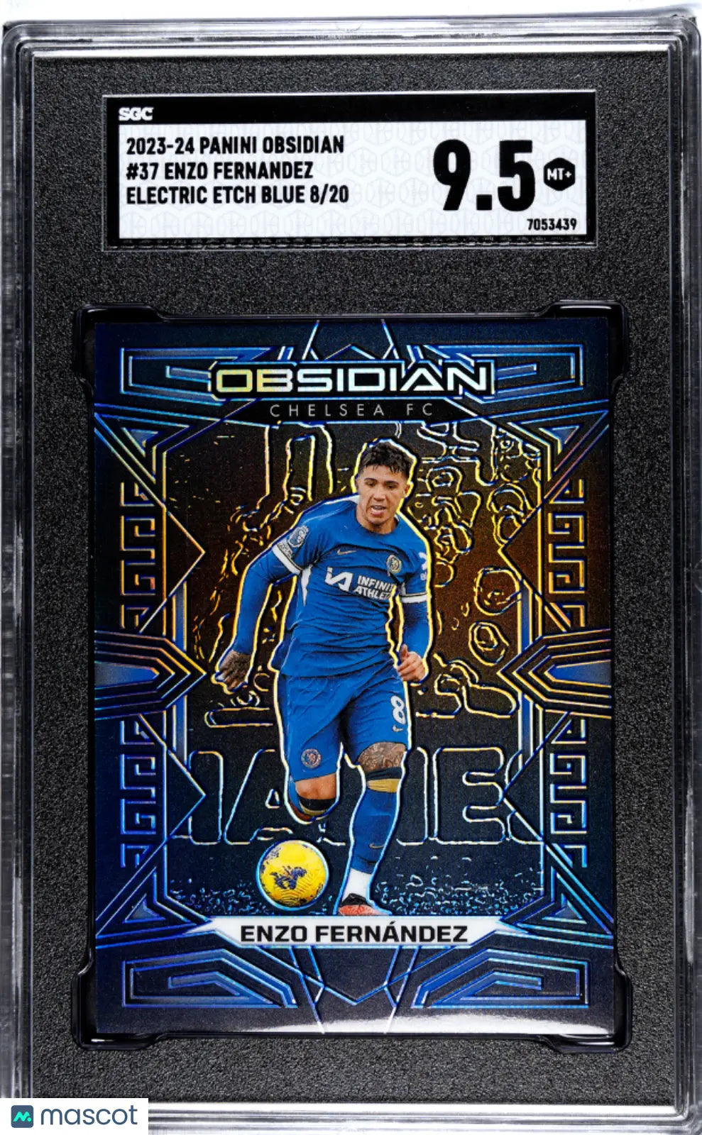 2023 Panini Obsidian Enzo Fernandez Electric Etch Blue SGC 9.5 /20 