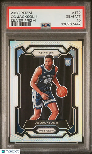 2023 Panini Prizm Basketball GG Jackson II RC Rookie Silver Prizm PSA 10 