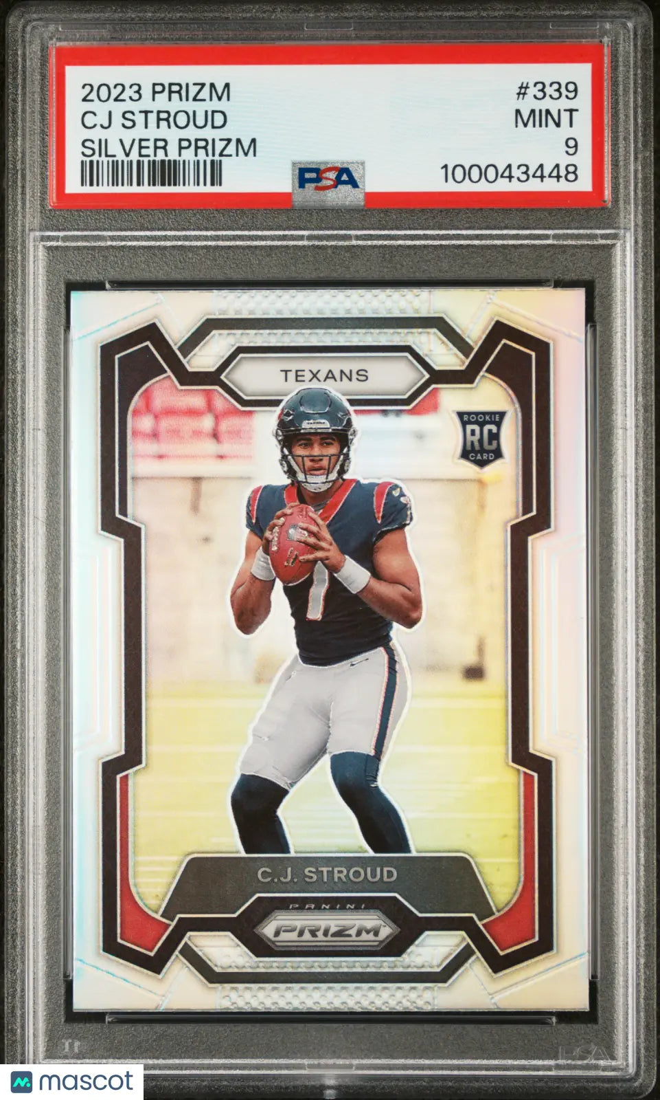 2023 Panini Prizm Football CJ Stroud RC Rookie Silver Prizm PSA 9 