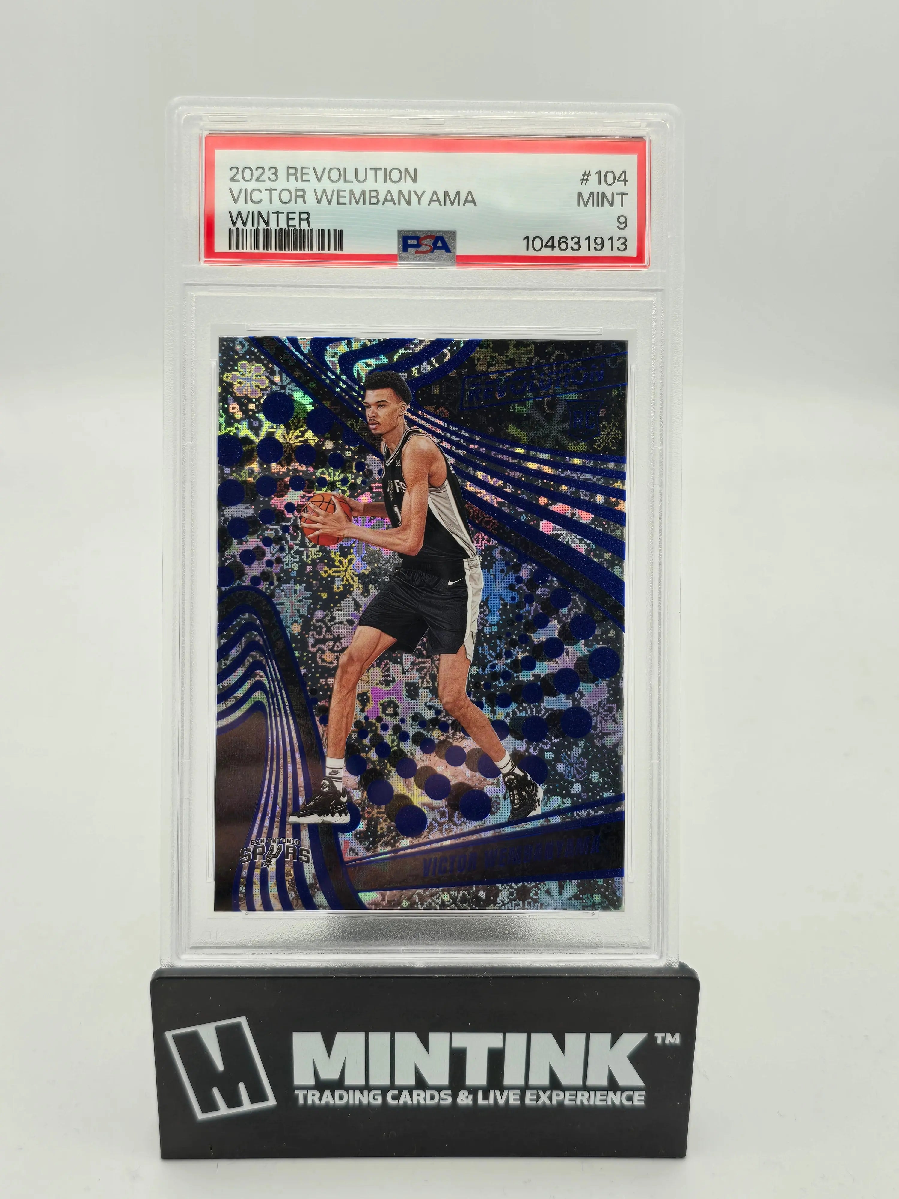 2023 Panini Revolution Victor Wembanyama RC Rookie Winter PSA 9 