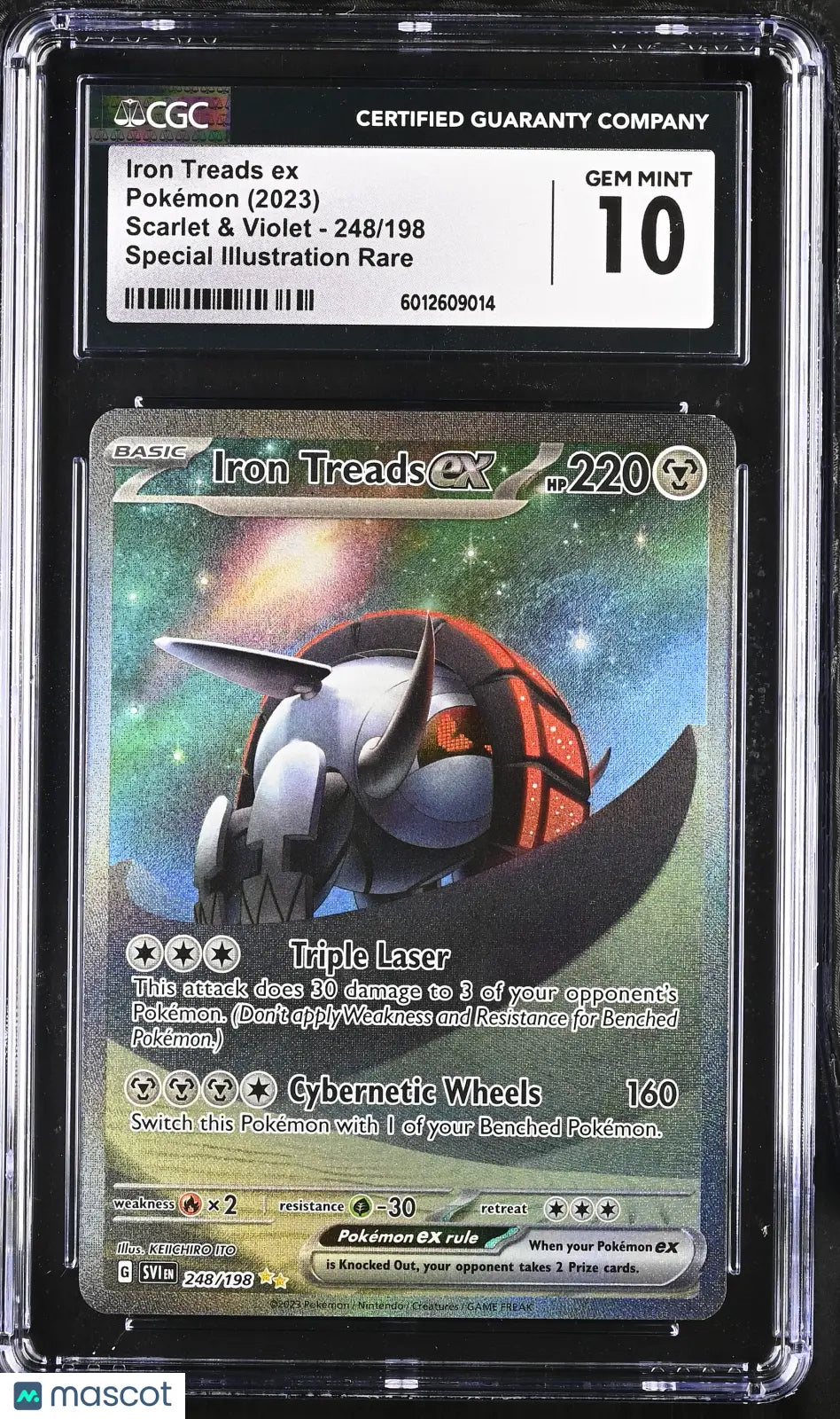 2023 Pokémon Scarlet & Violet Iron Treads ex Special Illustration Rare CGC 10 