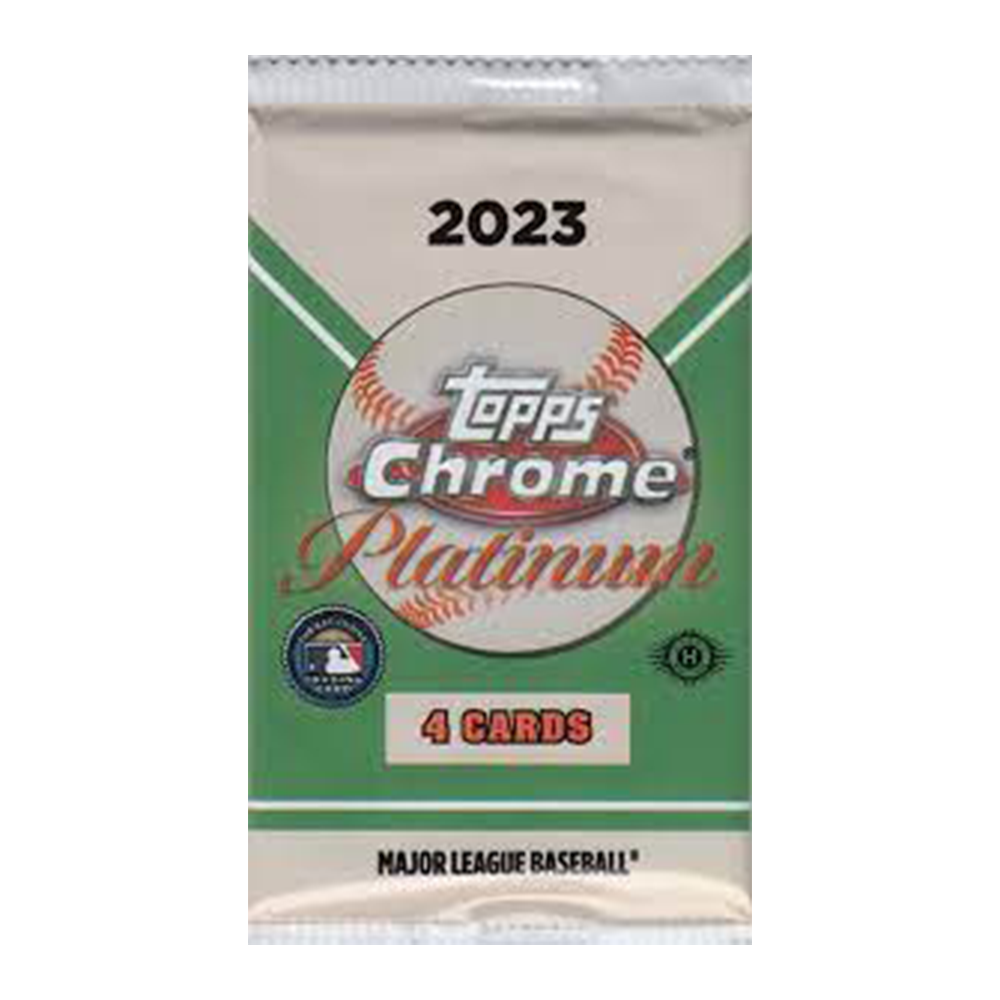2023 Topps Chrome Platinum Anniversary Baseball Hobby Pack (Single Pack Sales)