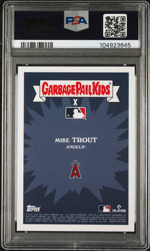 2023 Topps GPK X MLB Series 3 Trout Fishing Stitching Foil PSA 10 /199 